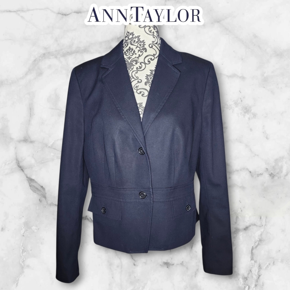 ANN TAYLOR Navy Blazer - 12